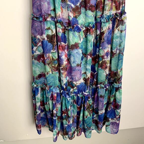 PatBo Blossom Off The Shoulder Dress Violet Womens Small New with Tags - Picture 13 of 16